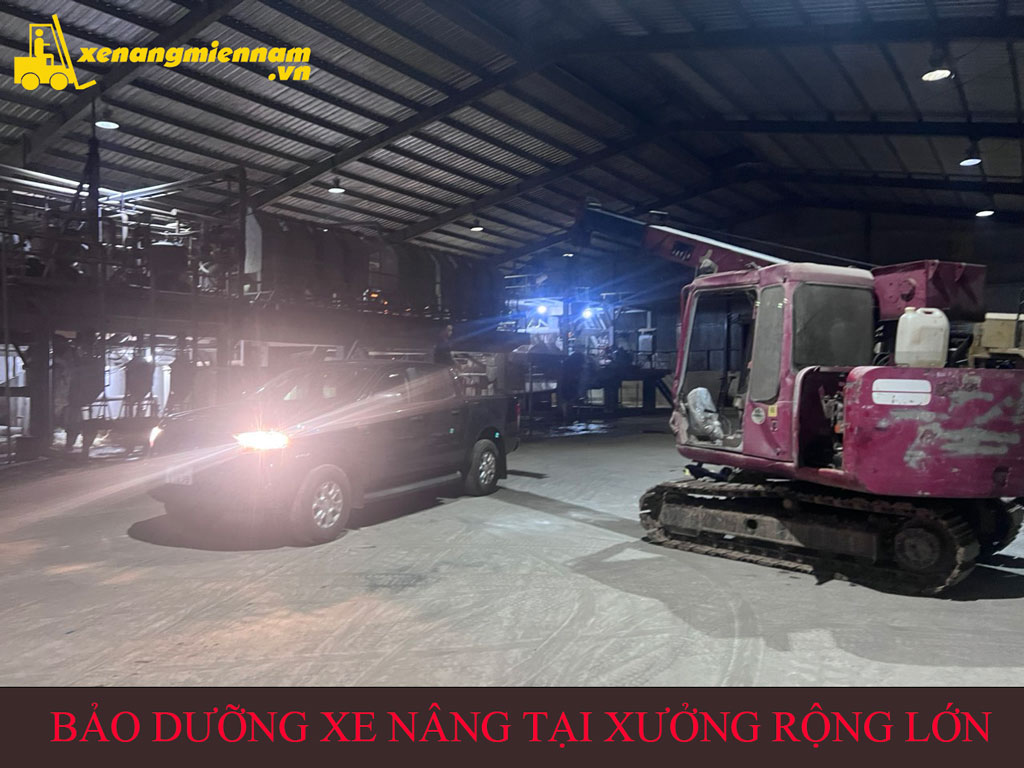 Bảo dưỡng bảo trì xe nâng tại cụm công nghiệp Thanh Xuân I, huyện Tân Biên, tỉnh Tây Ninh