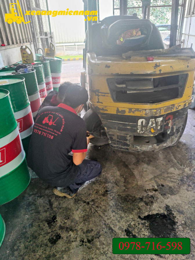 Bảo dưỡng bảo trì xe nâng tại KCN An Nhựt Tân, huyện Tân Trụ, tỉnh Long An