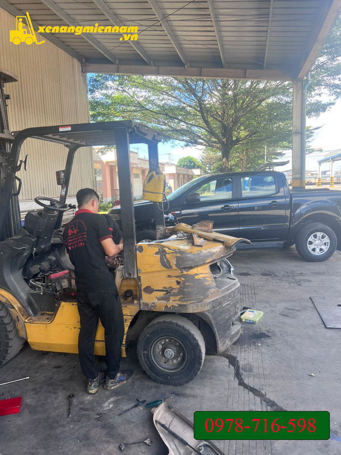 Sửa xe nâng giá rẻ tại KCN Mỹ Xuân B1- Conac, tỉnh Bà Rịa- Vũng Tàu