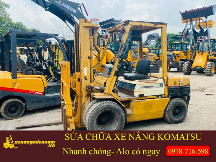 Sửa xe nâng Komatsu tại KCN Dệt may Nhơn Trạch, huyện Nhơn Trạch, tỉnh Đồng Nai